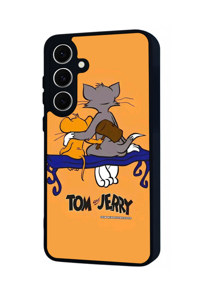 Samsung Galaxy A16 Uyumlu Tom And Jerry Tasarımlı Glossy Premium Kılıf