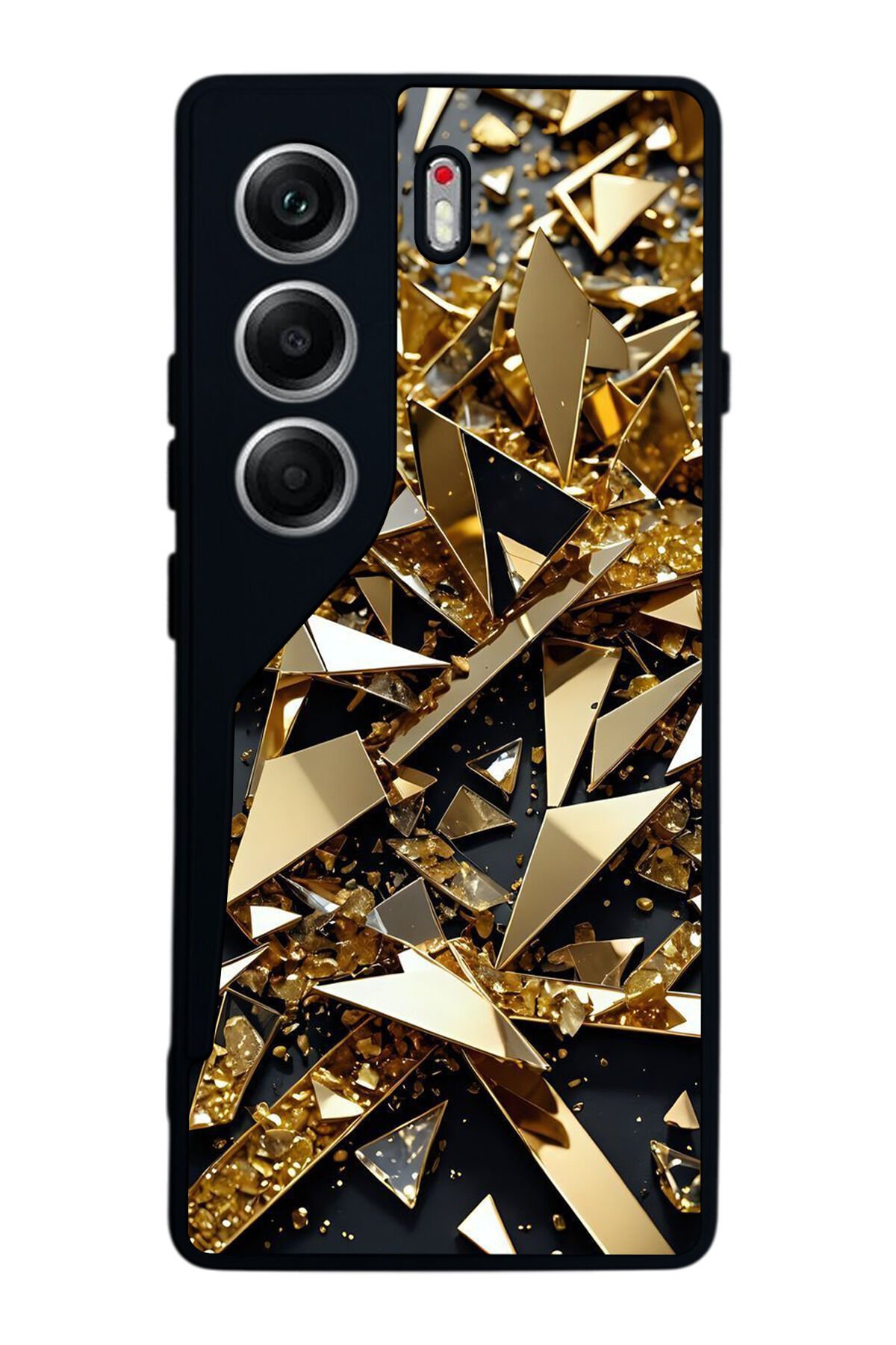 Tecno Camon 40 Uyumlu Mermer Marble Tasarımlı Glossy Premium Kılıf