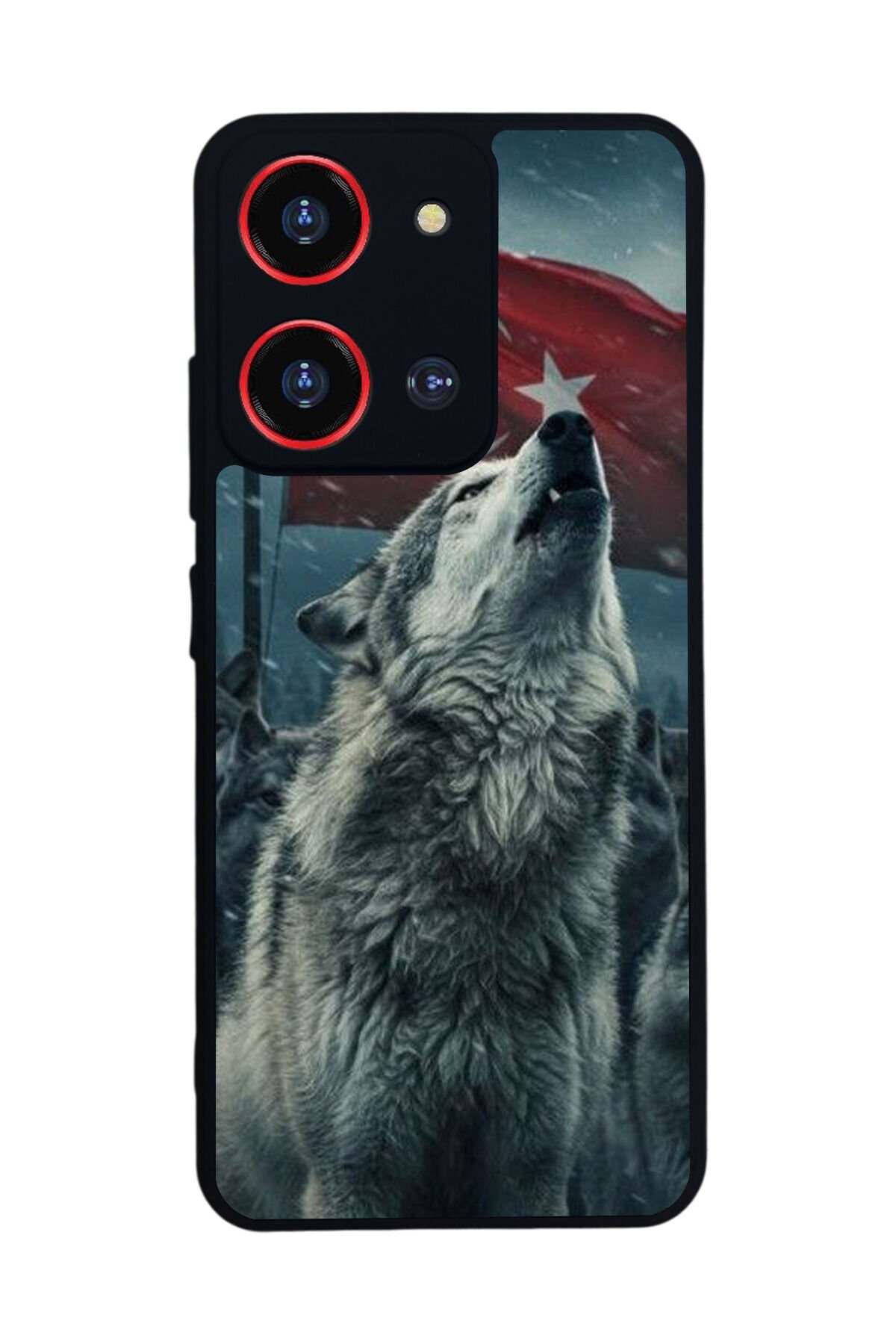 Reeder S19 Max Pro S ZOOM Uyumlu Bozkurt Tasarımlı Glossy Premium Kılıf