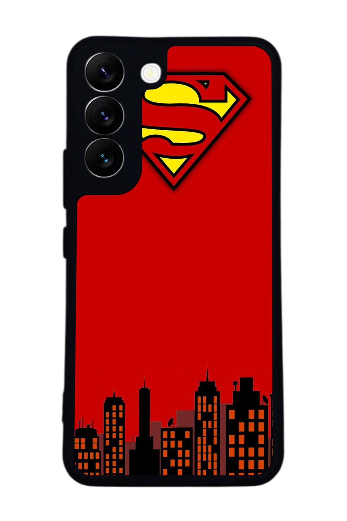 Samsung Galaxy S22 Uyumlu Superman Tasarımlı Glossy Premium Kılıf