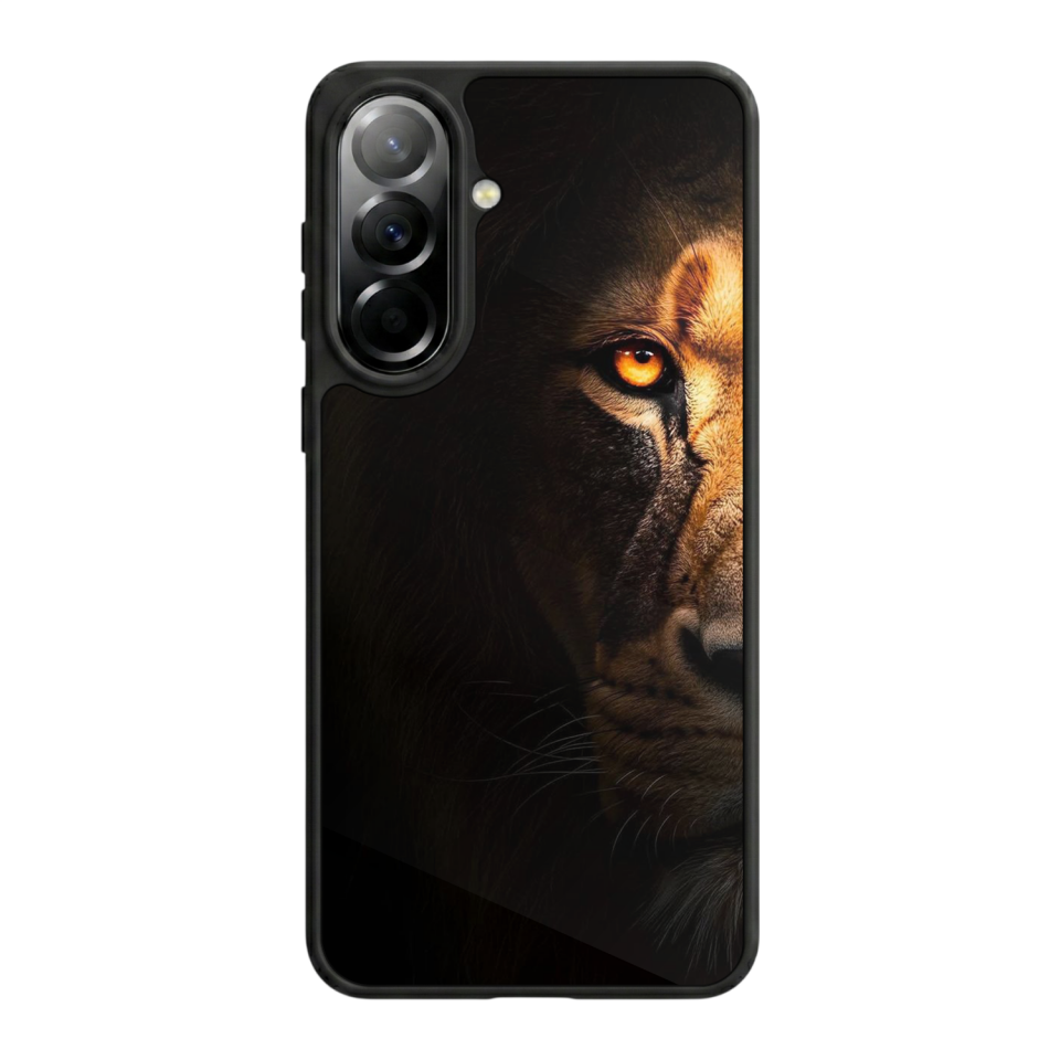 Samsung Galaxy A57 Uyumlu Aslan Tasarımlı Glossy Premium Kılıf