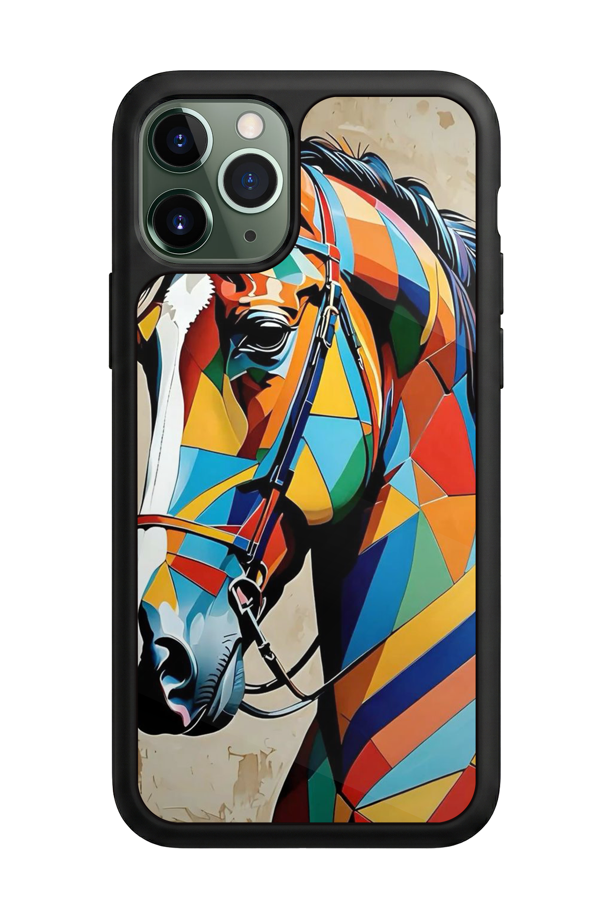 iPhone 11 Pro Uyumlu At Horse Tasarımlı Glossy Premium Kılıf