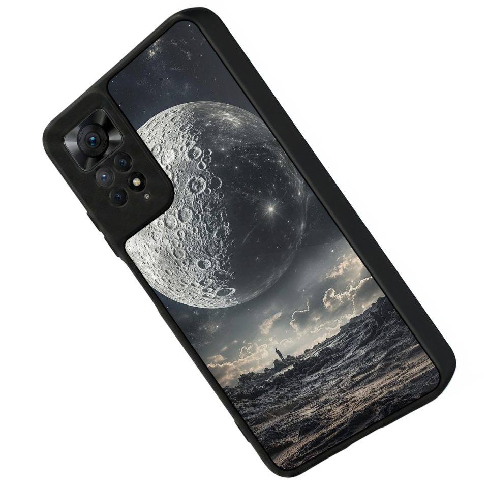Xiaomi Redmi Note 12 Pro Uyumlu Ay Tasarımlı Glossy Premium Kılıf