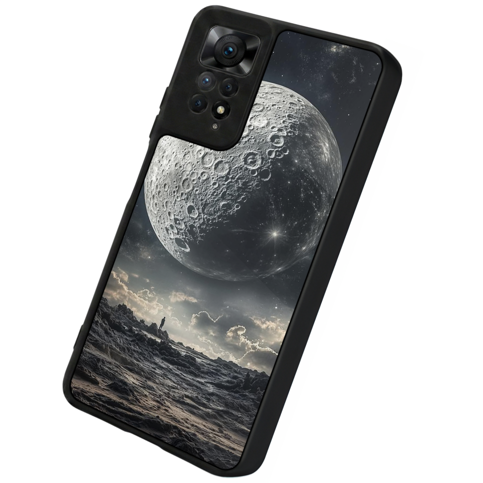 Xiaomi Redmi Note 12 Pro Uyumlu Ay Tasarımlı Glossy Premium Kılıf