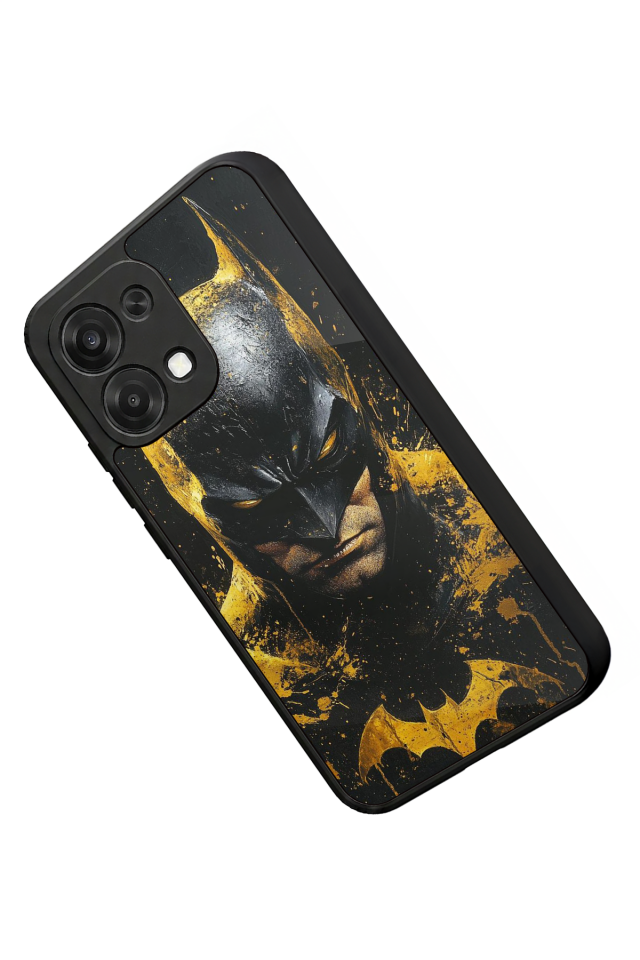 Oppo A6 Pro Uyumlu Batman Tasarımlı Glossy Premium Kılıf