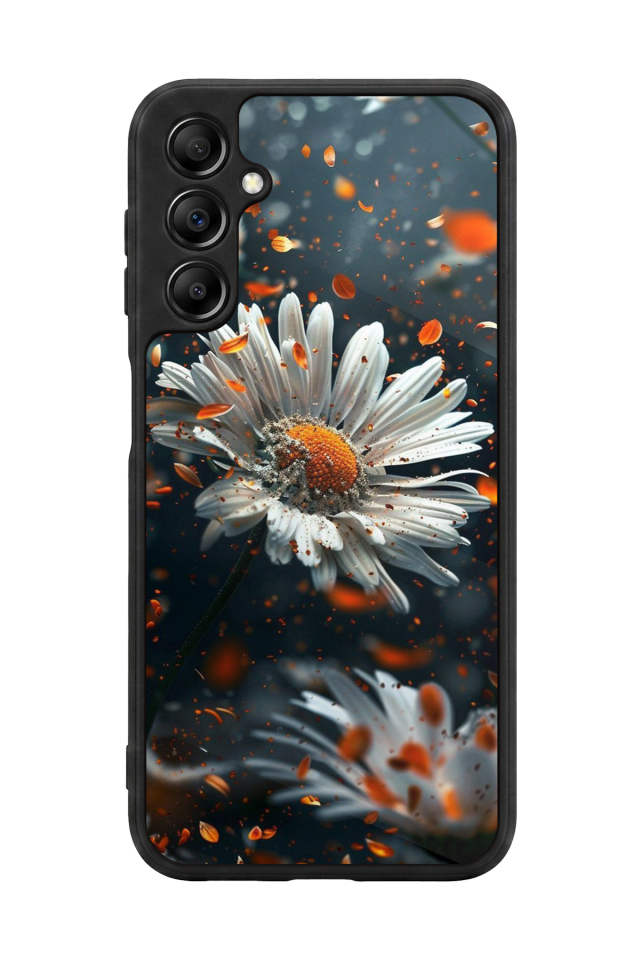 Samsung Galaxy A14 Uyumlu Cicek Tasarımlı Glossy Premium Kılıf