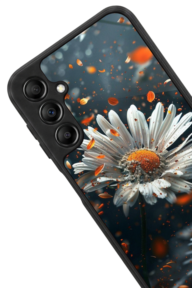 Samsung Galaxy A14 Uyumlu Cicek Tasarımlı Glossy Premium Kılıf