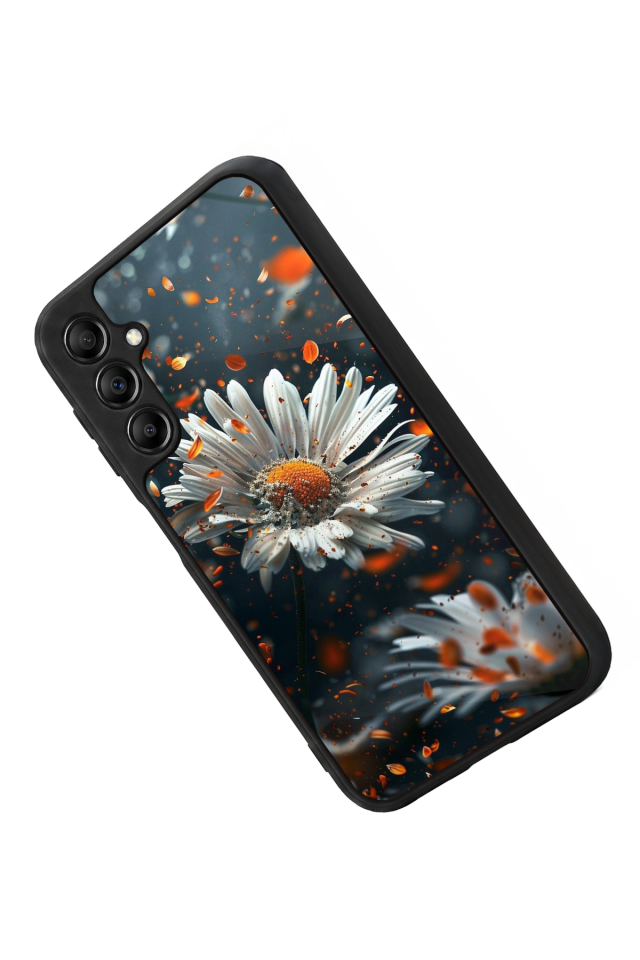Samsung Galaxy A14 Uyumlu Cicek Tasarımlı Glossy Premium Kılıf