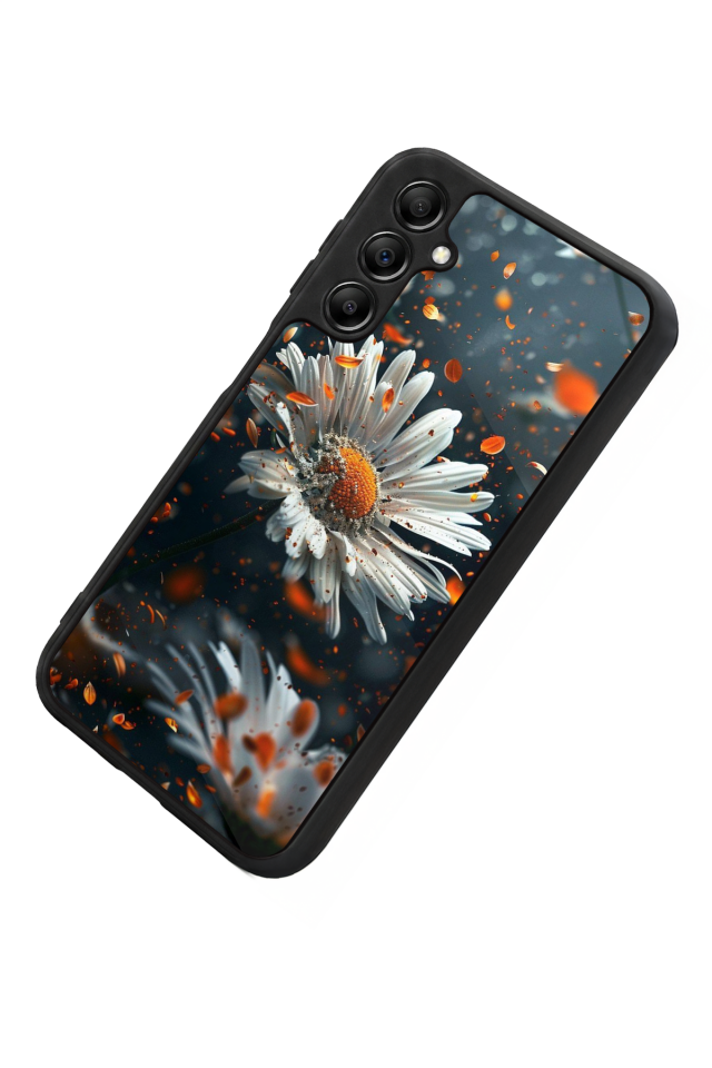 Samsung Galaxy A14 Uyumlu Cicek Tasarımlı Glossy Premium Kılıf