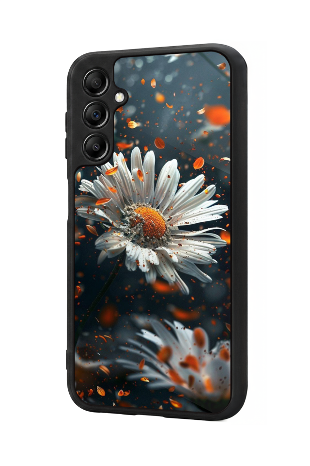 Samsung Galaxy A14 Uyumlu Cicek Tasarımlı Glossy Premium Kılıf