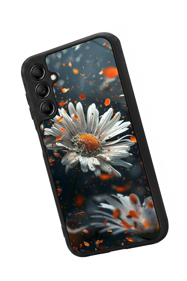 Samsung Galaxy A14 Uyumlu Cicek Tasarımlı Glossy Premium Kılıf