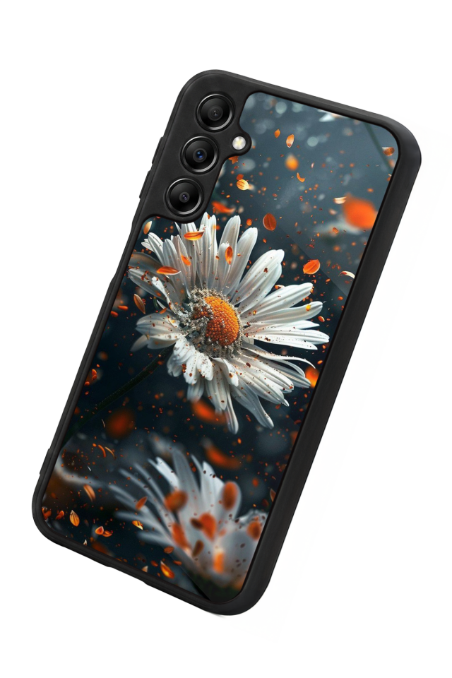 Samsung Galaxy A14 Uyumlu Cicek Tasarımlı Glossy Premium Kılıf