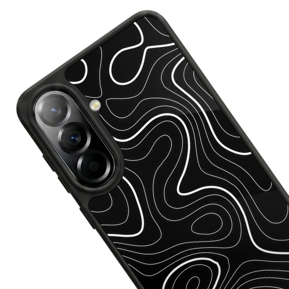 Samsung Galaxy A37 Uyumlu Çizgi Sanatı Tasarımlı Glossy Premium Kılıf