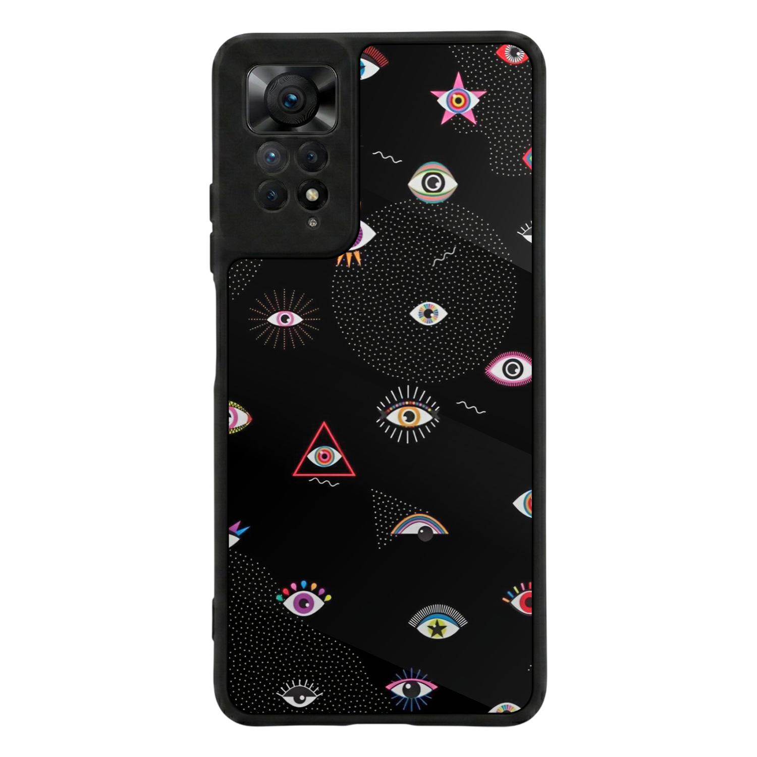 Xiaomi Redmi Note 12 Pro Uyumlu Göz Tasarımlı Glossy Premium Kılıf