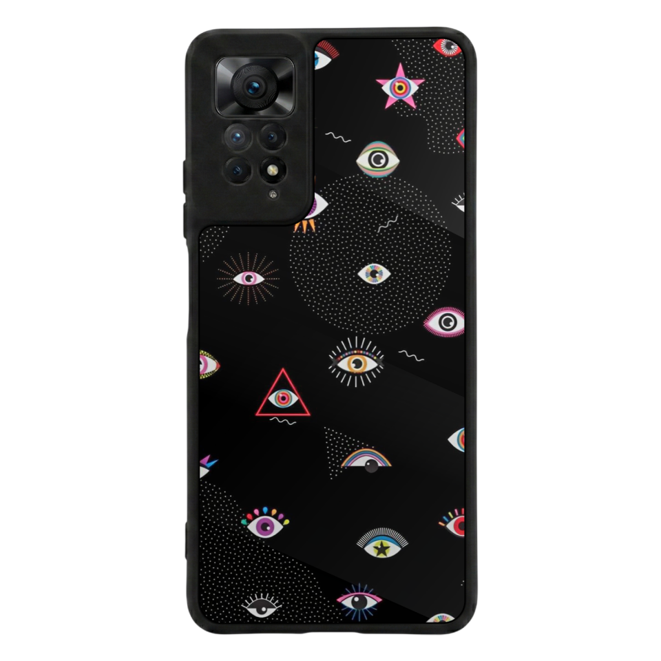 Xiaomi Redmi Note 12 Pro Uyumlu Göz Tasarımlı Glossy Premium Kılıf