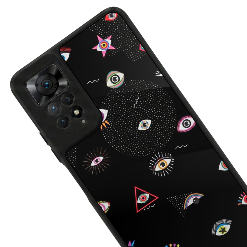 Xiaomi Redmi Note 12 Pro Uyumlu Göz Tasarımlı Glossy Premium Kılıf