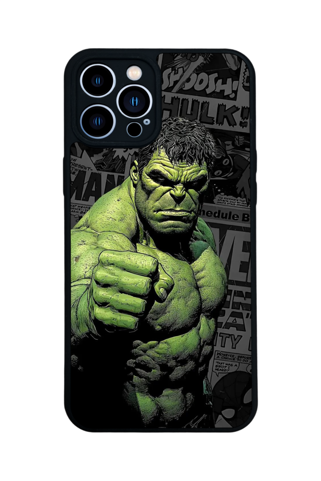 iPhone 12 Pro Max Uyumlu Hulk Tasarımlı Glossy Premium Kılıf