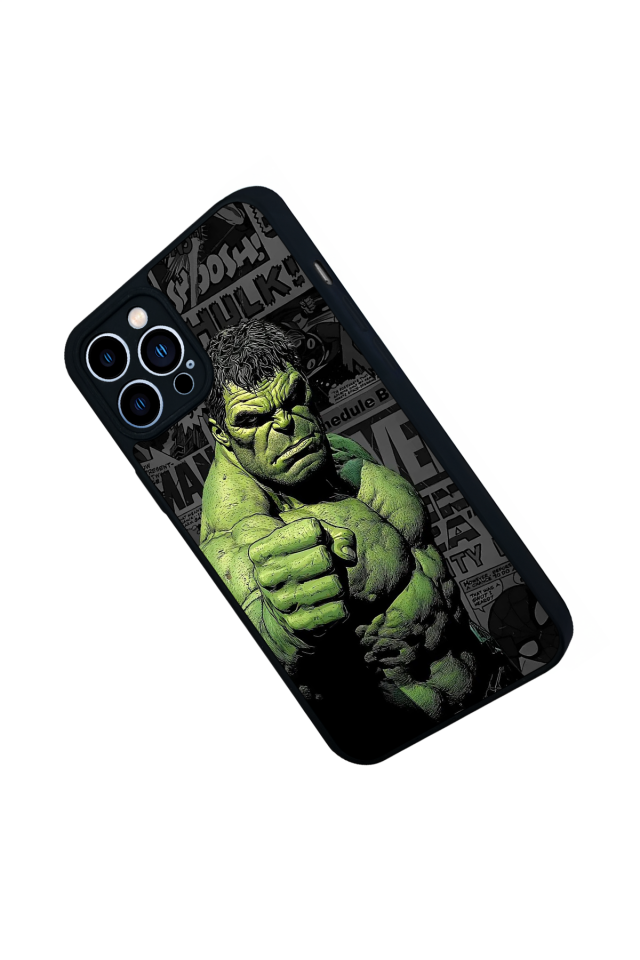 iPhone 12 Pro Max Uyumlu Hulk Tasarımlı Glossy Premium Kılıf