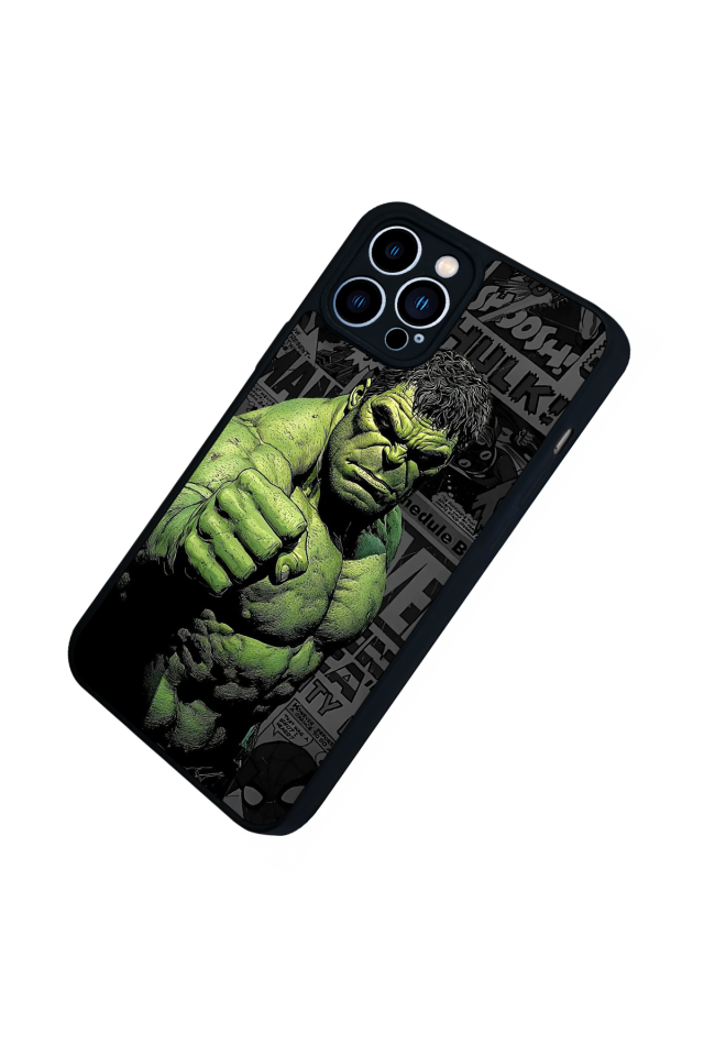 iPhone 12 Pro Max Uyumlu Hulk Tasarımlı Glossy Premium Kılıf