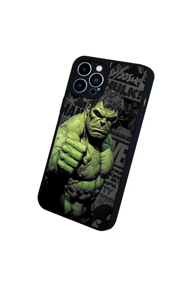 iPhone 12 Pro Max Uyumlu Hulk Tasarımlı Glossy Premium Kılıf