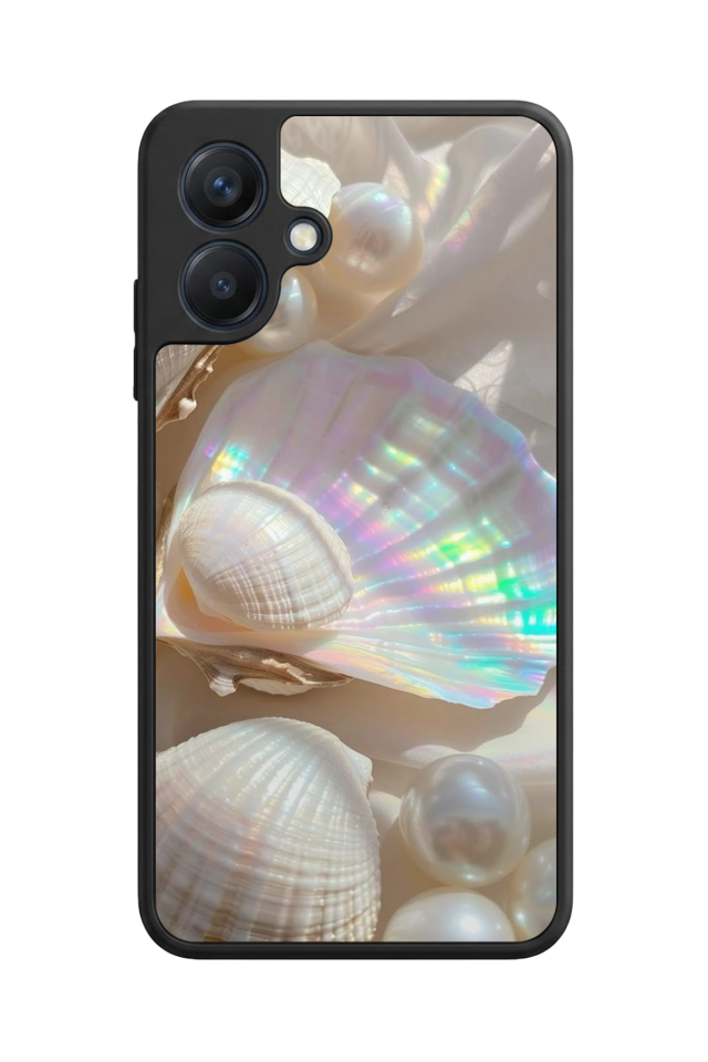 Samsung Galaxy A07 Uyumlu  İnci Tasarımlı Glossy Premium Kılıf