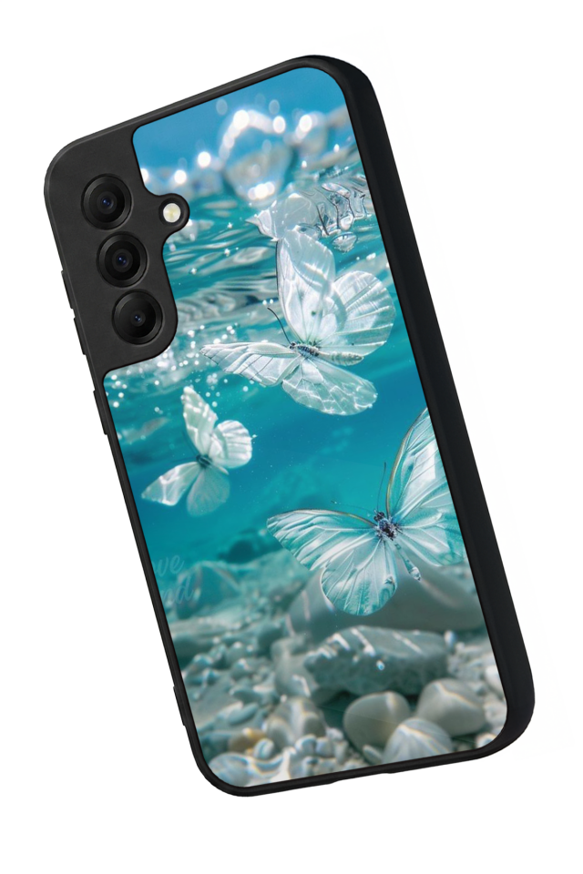 Samsung Galaxy A17 Uyumlu Kelebek Tasarımlı Glossy Premium Kılıf
