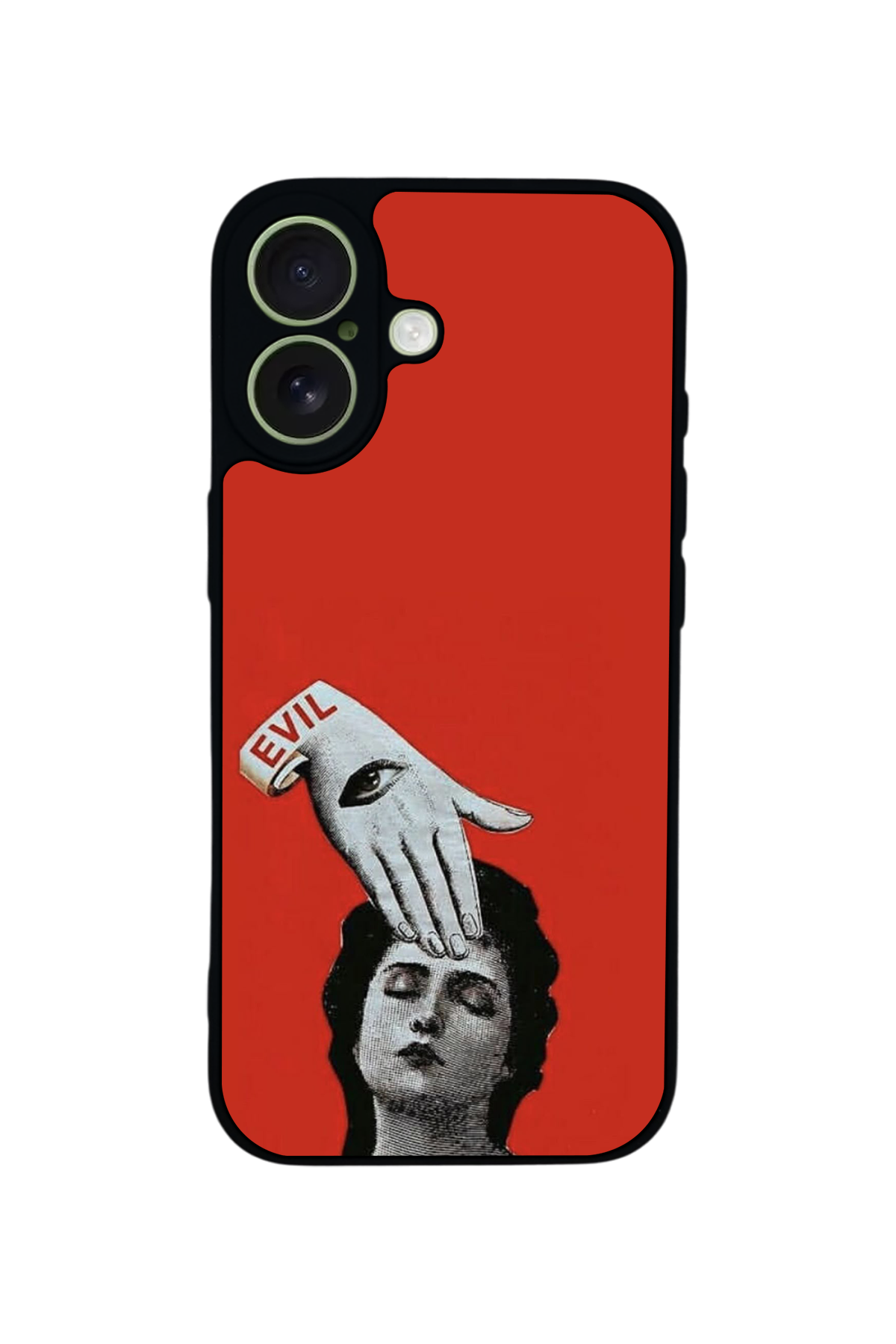 iPhone 17 Uyumlu Kirmizi Tasarımlı Glossy Premium Kılıf