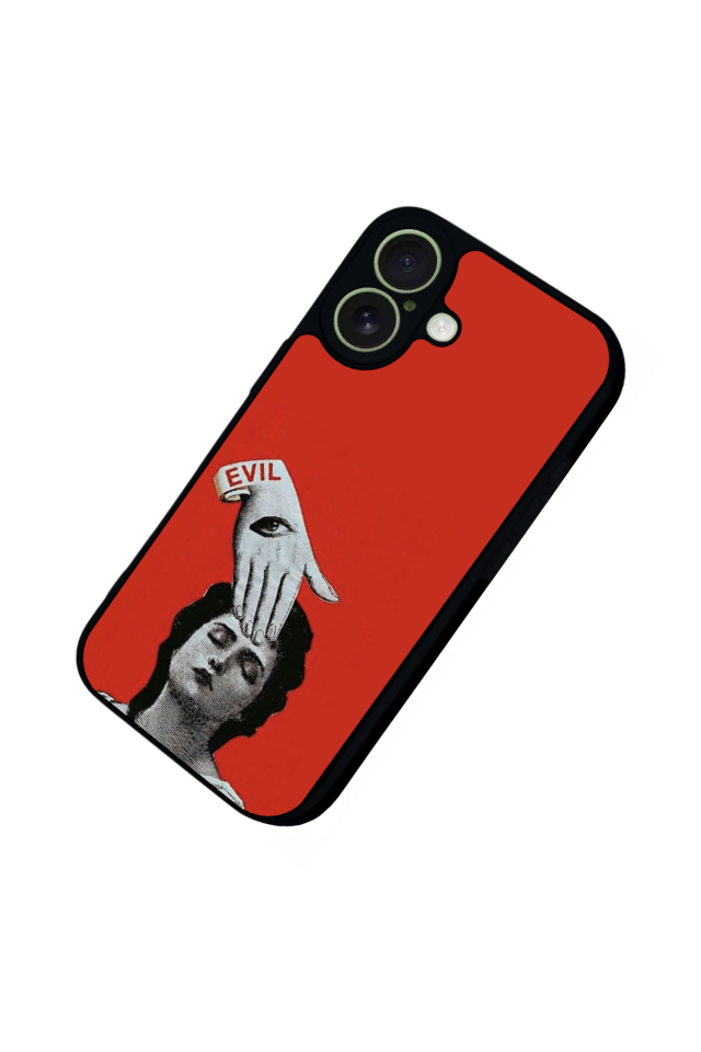 iPhone 17 Uyumlu Kirmizi Tasarımlı Glossy Premium Kılıf