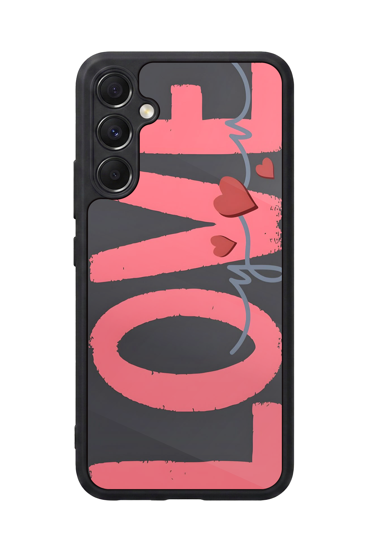 Samsung Galaxy M34 Uyumlu Love Tasarımlı Glossy Premium Kılıf