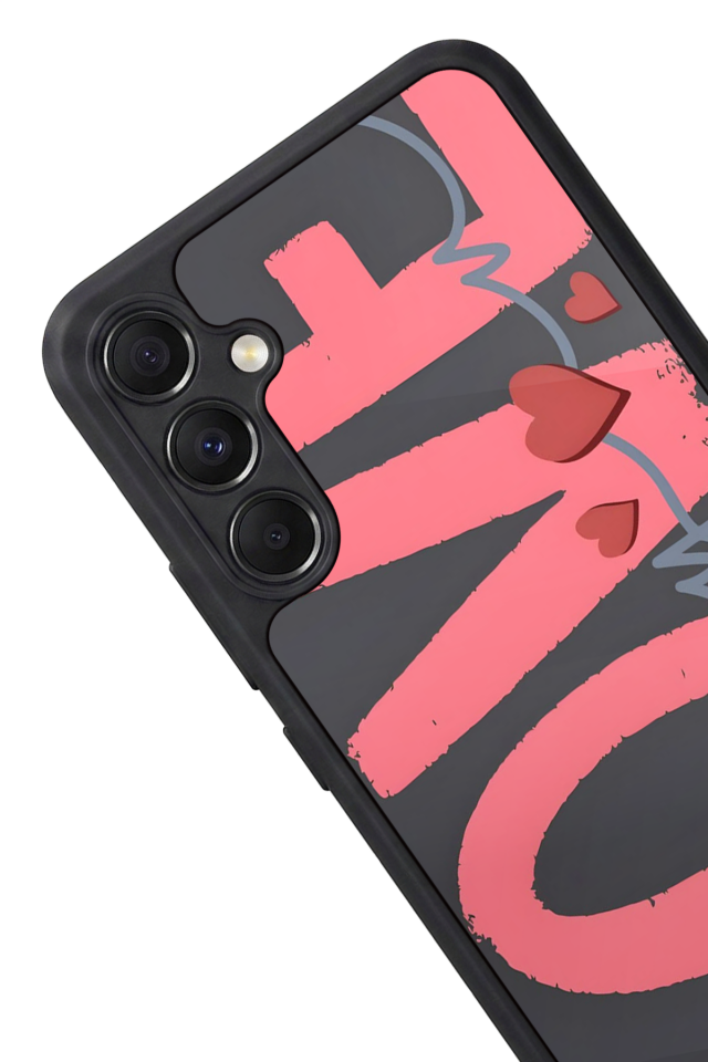Samsung Galaxy M34 Uyumlu Love Tasarımlı Glossy Premium Kılıf