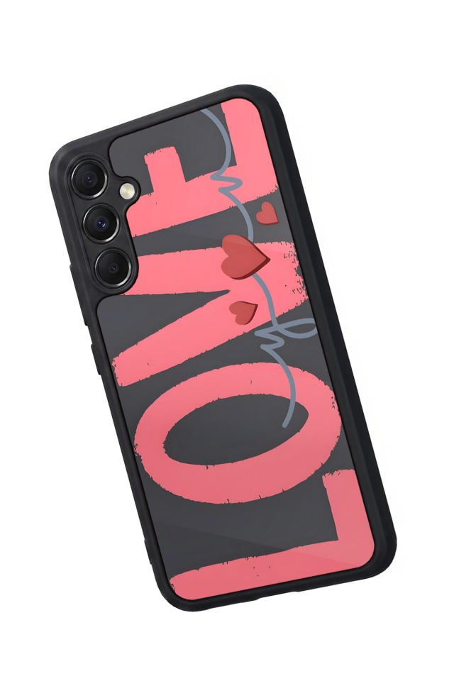 Samsung Galaxy M34 Uyumlu Love Tasarımlı Glossy Premium Kılıf