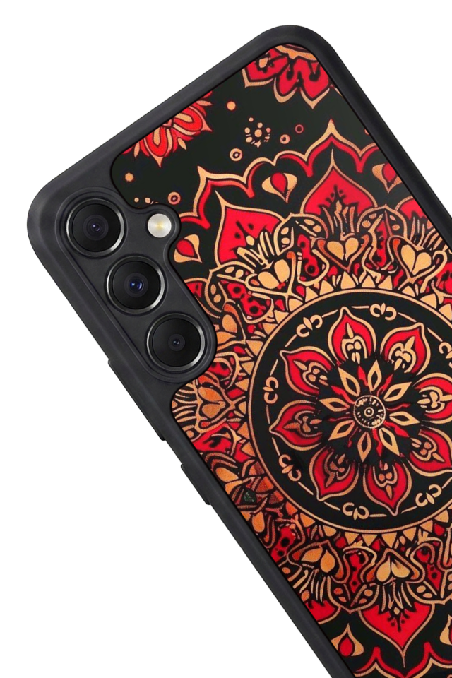Samsung Galaxy M34 Uyumlu Mandala Tasarımlı Glossy Premium Kılıf