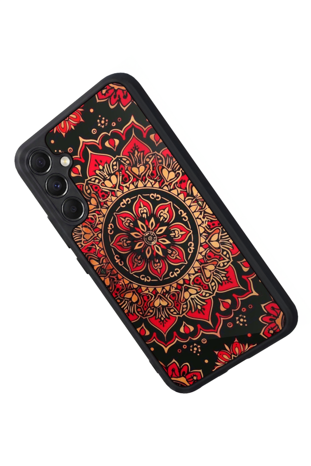 Samsung Galaxy M34 Uyumlu Mandala Tasarımlı Glossy Premium Kılıf