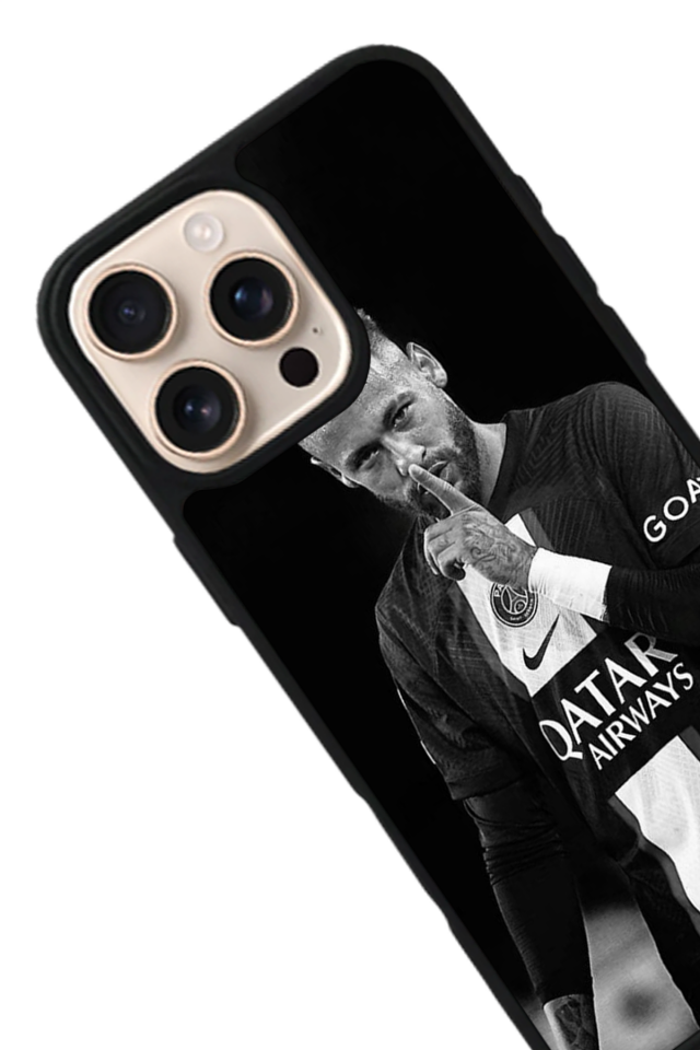 iPhone 15 Pro Uyumlu Neymar Tasarımlı Glossy Premium Kılıf