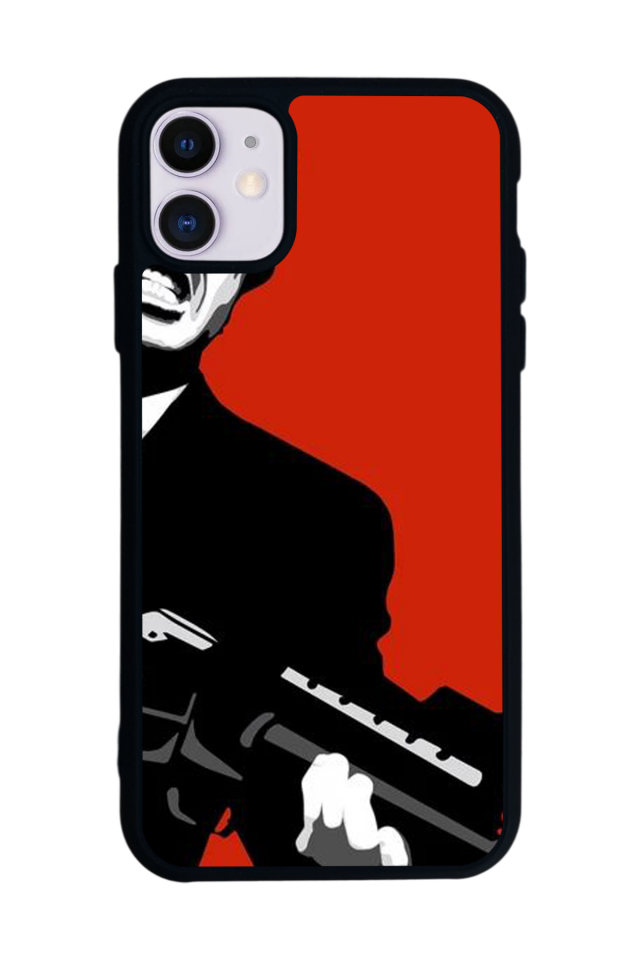 iPhone 11 Uyumlu Scarface Tasarımlı Glossy Premium Kılıf