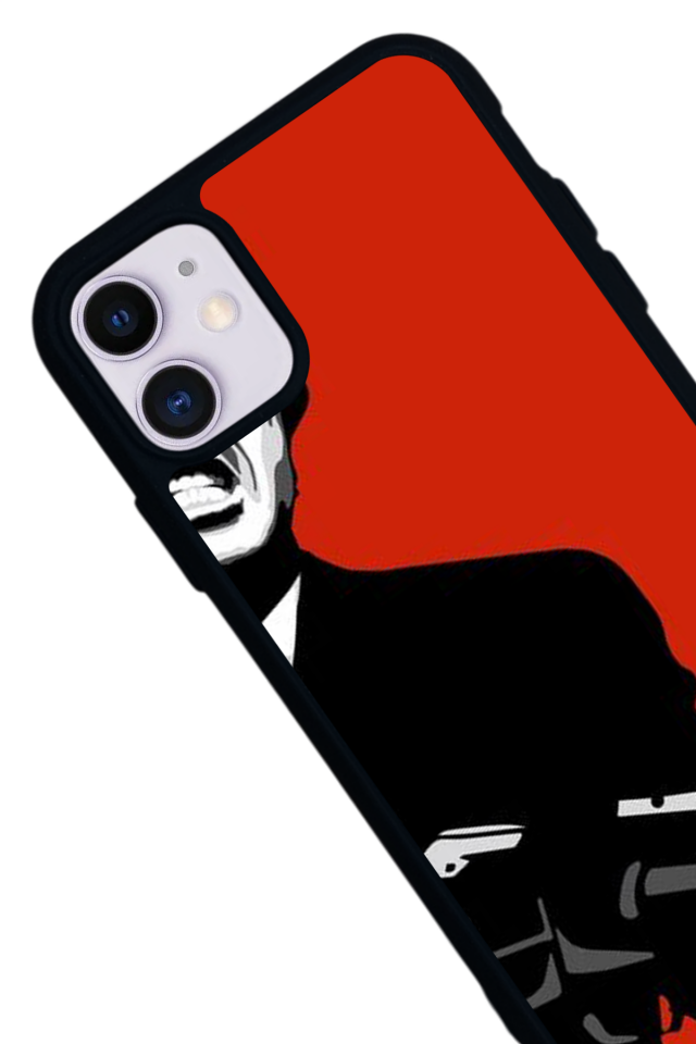 iPhone 11 Uyumlu Scarface Tasarımlı Glossy Premium Kılıf