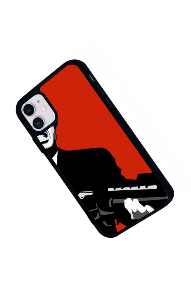 iPhone 11 Uyumlu Scarface Tasarımlı Glossy Premium Kılıf