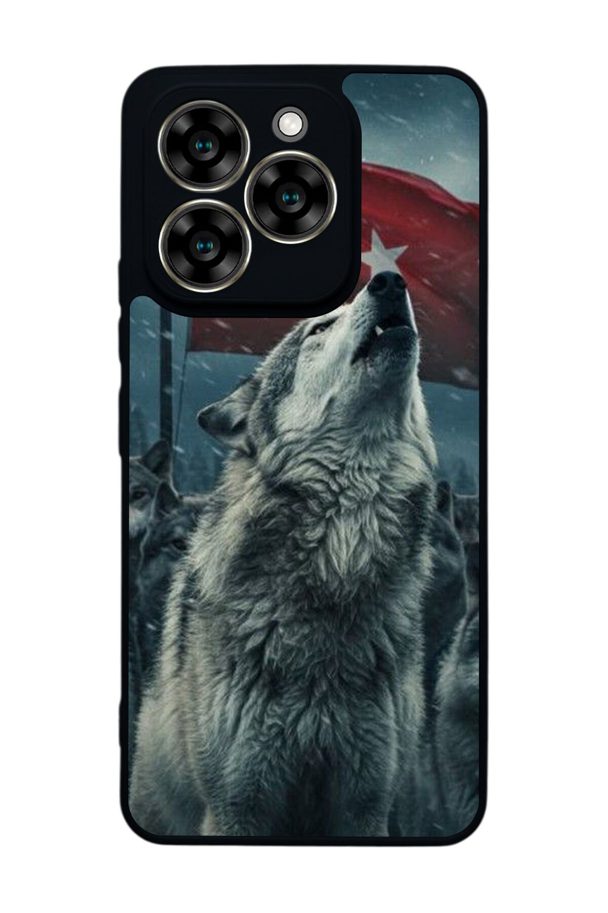 Reeder S919 Uyumlu Bozkurt Tasarımlı Glossy Premium Kılıf