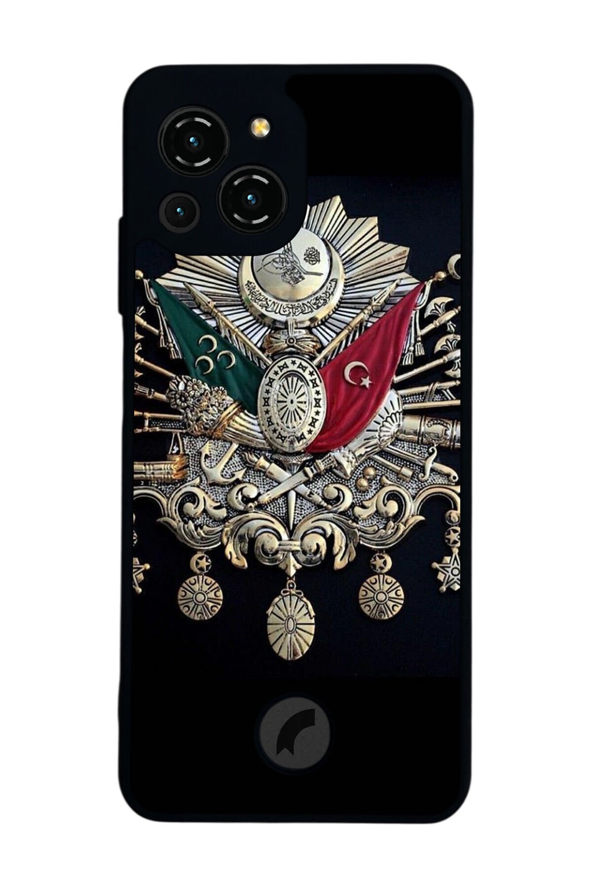 Reeder S23 Pro Max Uyumlu OsmanliTugrasi Tasarımlı Glossy Premium Kılıf