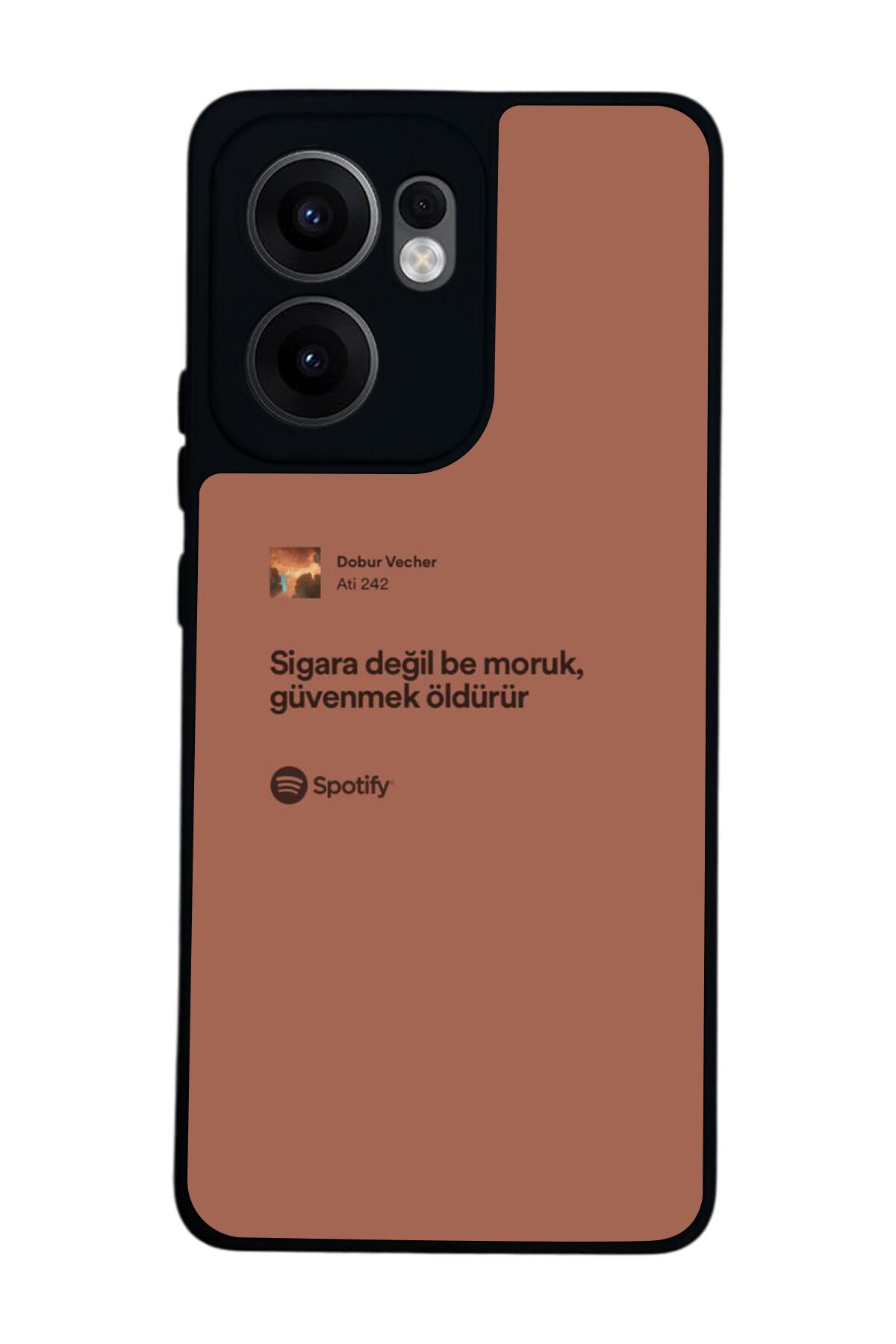 Oppo Reno 13F Uyumlu Sarki Sozleri Tasarımlı Glossy Premium Kılıf