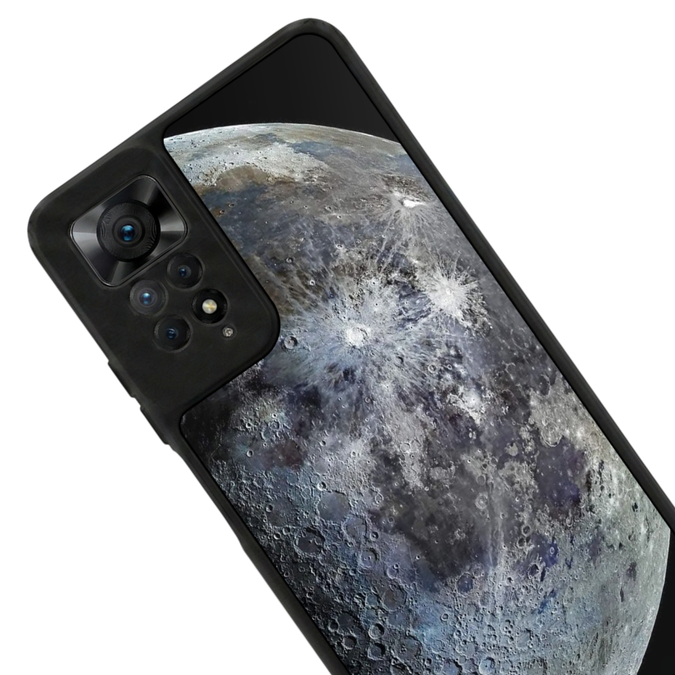 Xiaomi Redmi Note 12 Pro Uyumlu Ay Tasarımlı Glossy Premium Kılıf