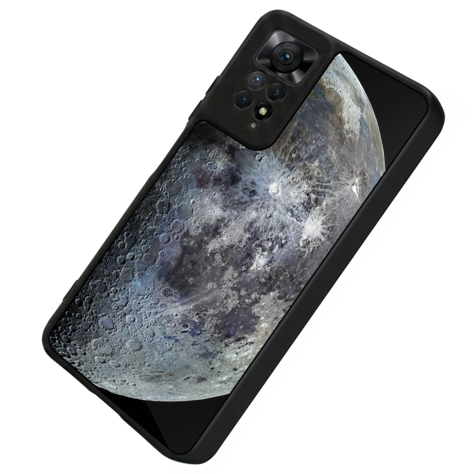 Xiaomi Redmi Note 12 Pro Uyumlu Ay Tasarımlı Glossy Premium Kılıf