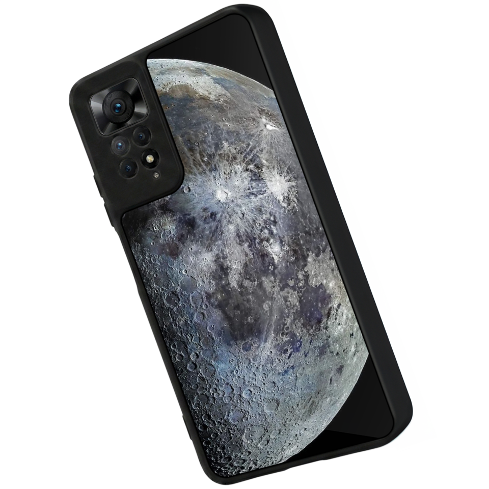 Xiaomi Redmi Note 12 Pro Uyumlu Ay Tasarımlı Glossy Premium Kılıf