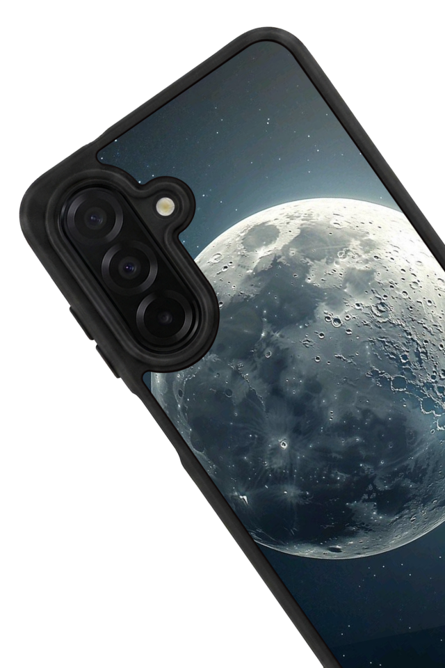 Samsung Galaxy A26 Uyumlu Ay Tasarımlı Glossy Premium Kılıf