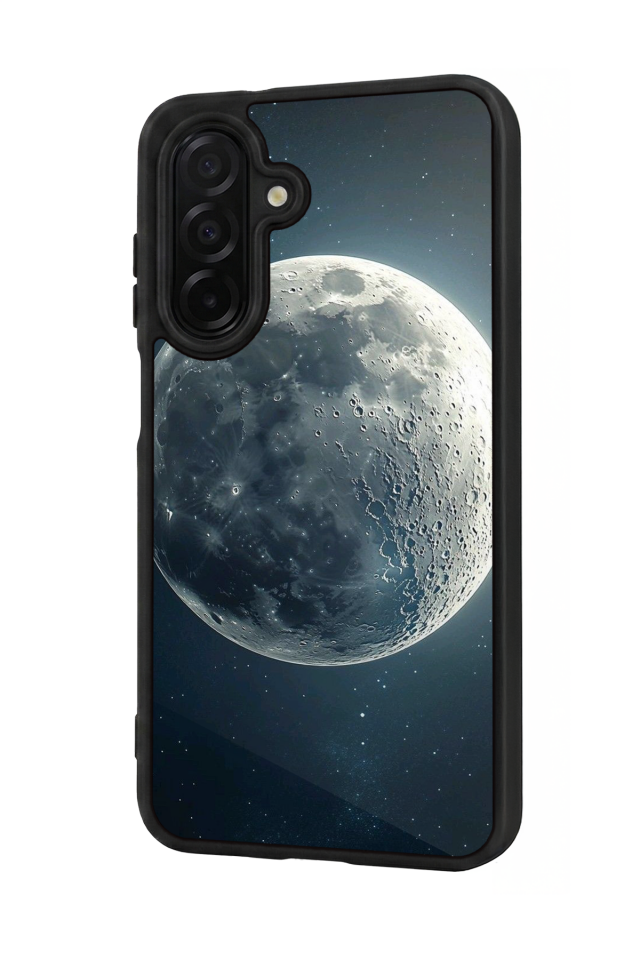 Samsung Galaxy A26 Uyumlu Ay Tasarımlı Glossy Premium Kılıf