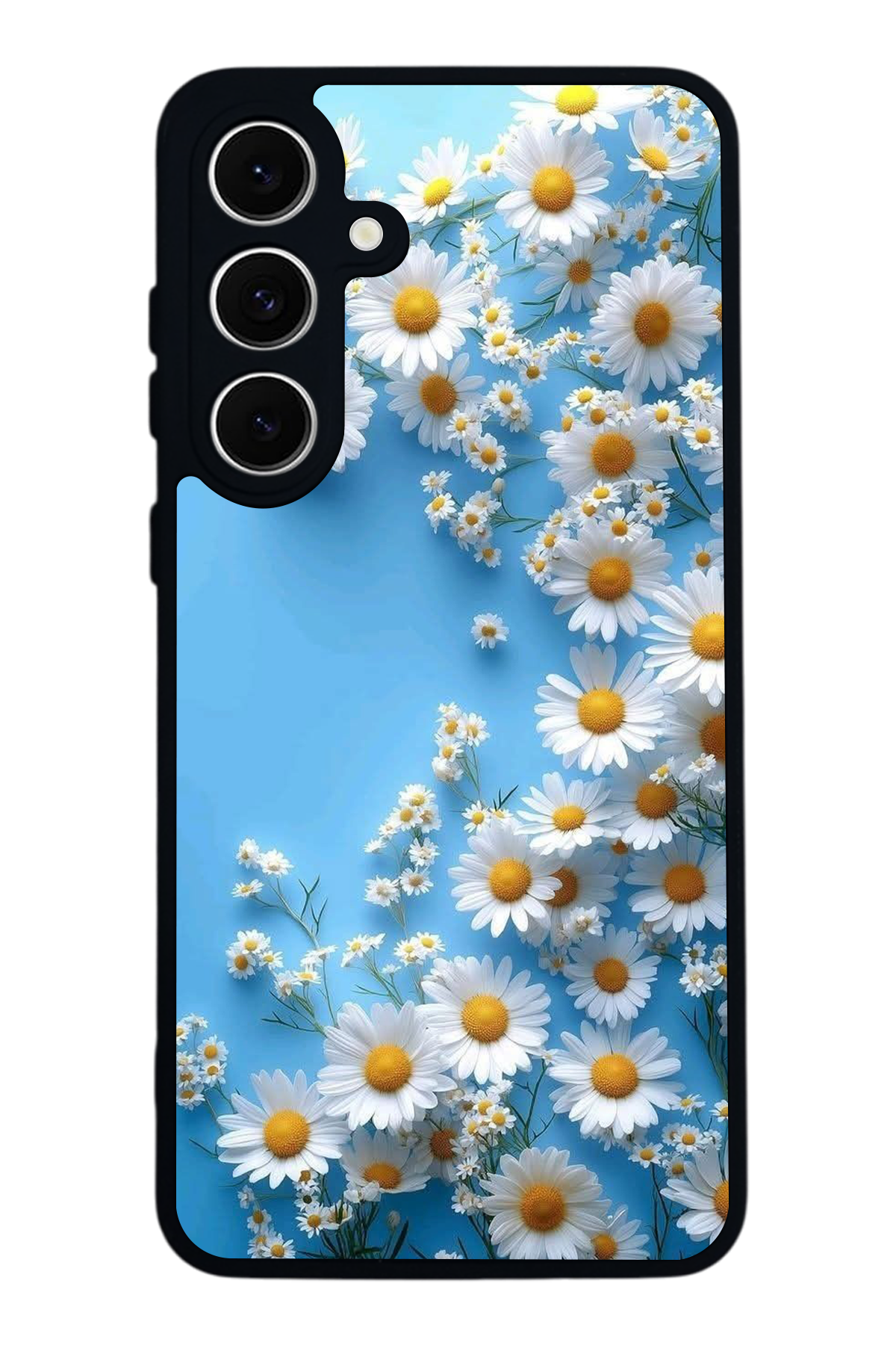 Samsung Galaxy S24 FE Uyumlu Cicek Tasarımlı Glossy Premium Kılıf