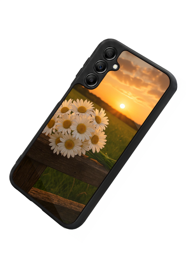 Samsung Galaxy A14 Uyumlu Cicek Tasarımlı Glossy Premium Kılıf