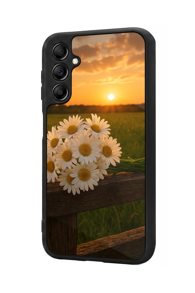 Samsung Galaxy A14 Uyumlu Cicek Tasarımlı Glossy Premium Kılıf
