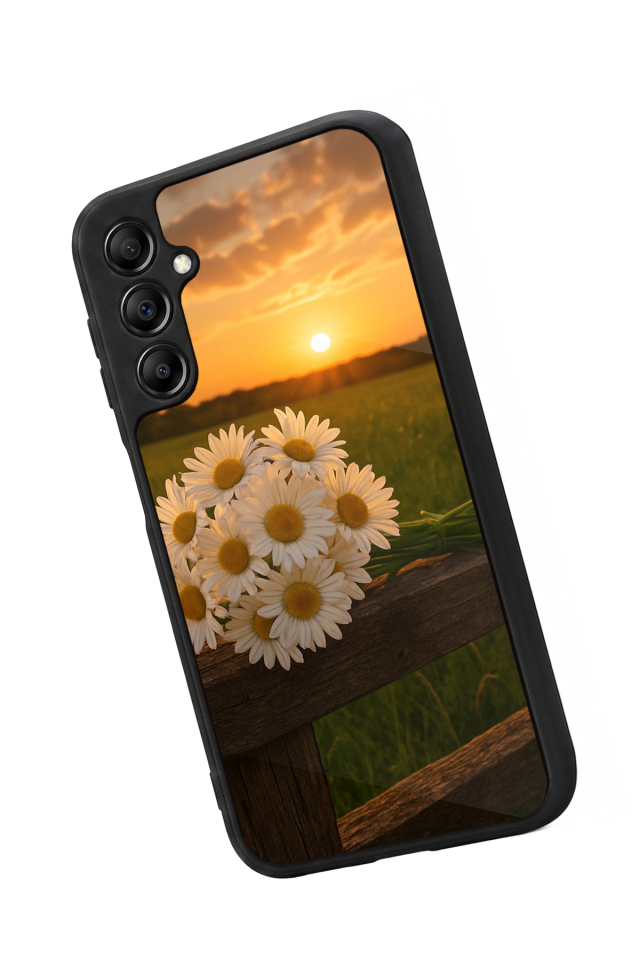 Samsung Galaxy A14 Uyumlu Cicek Tasarımlı Glossy Premium Kılıf