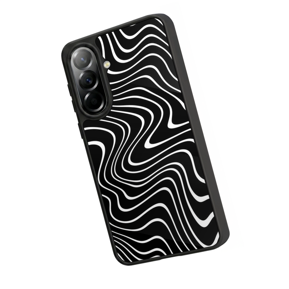 Samsung Galaxy A37 Uyumlu Çizgi Sanatı Tasarımlı Glossy Premium Kılıf